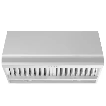 Front. ZLINE - 36" Convertible Vent Under Cabinet Range Hood in Stainless Steel - Brushed Stainless Steel.
