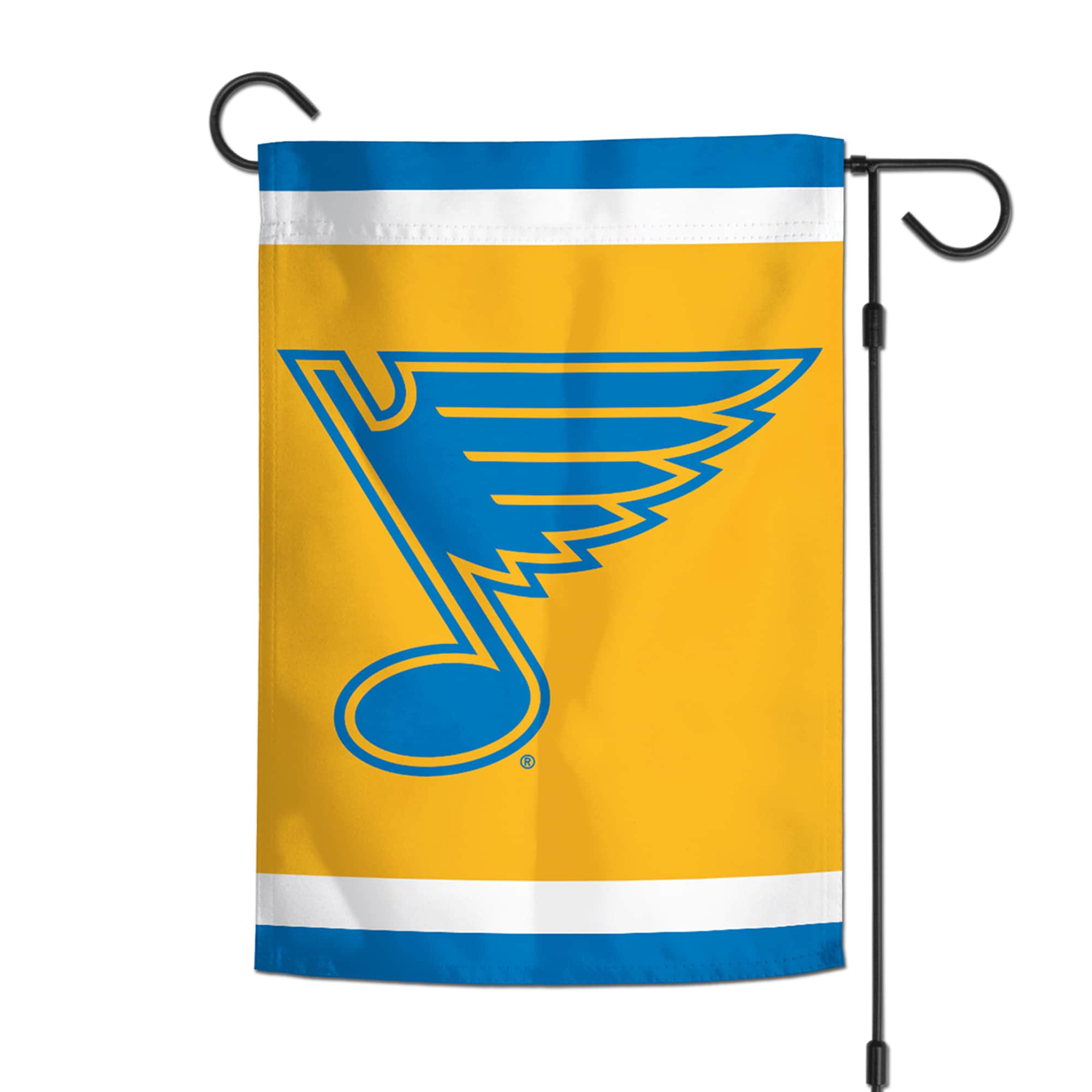 Alt View 2. WinCraft - St. Louis Blues 12" x 18" Team Double-Sided Garden Flag - Multicolor.