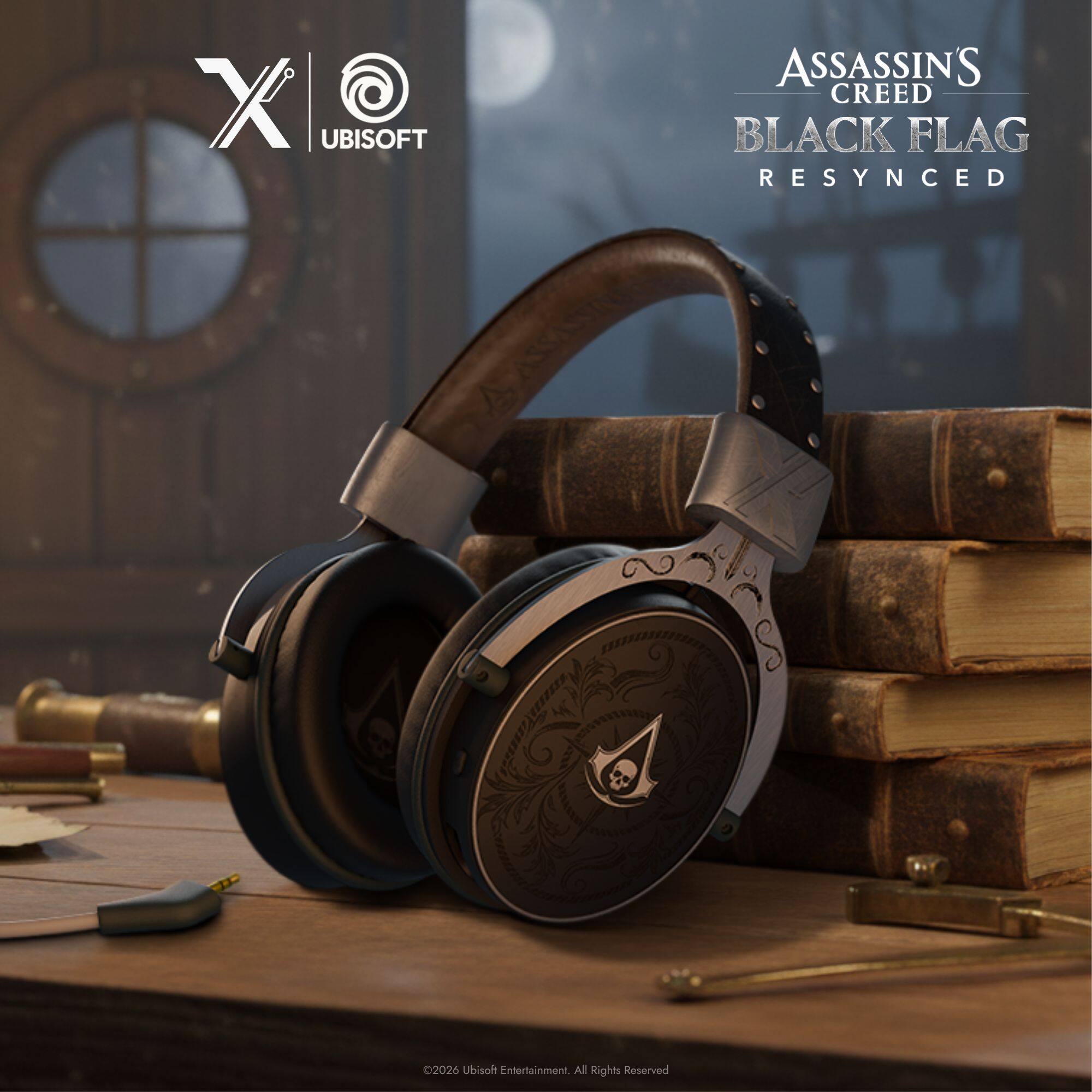 X | UBISOFT  
ASSASSIN'S CREED BLACK FLAG RESYNCHED  
©2026 Ubisoft Entertainment. All Rights Reserved
