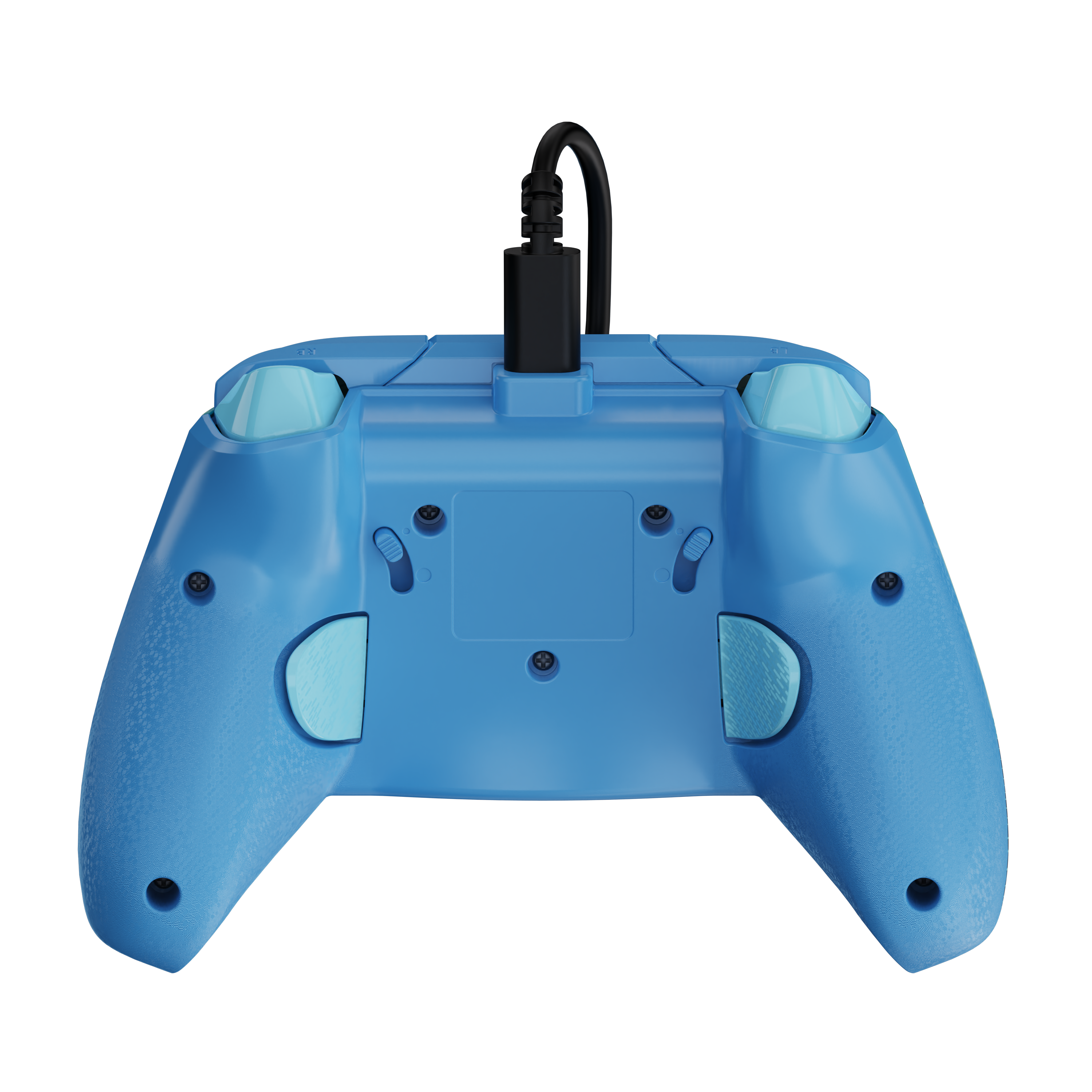 Alt View 1. Turtle Beach - REMATCH™ Advanced Wired Controller - Blue Kitsune EverGLOW for XB, PC - Blue Kitsune.