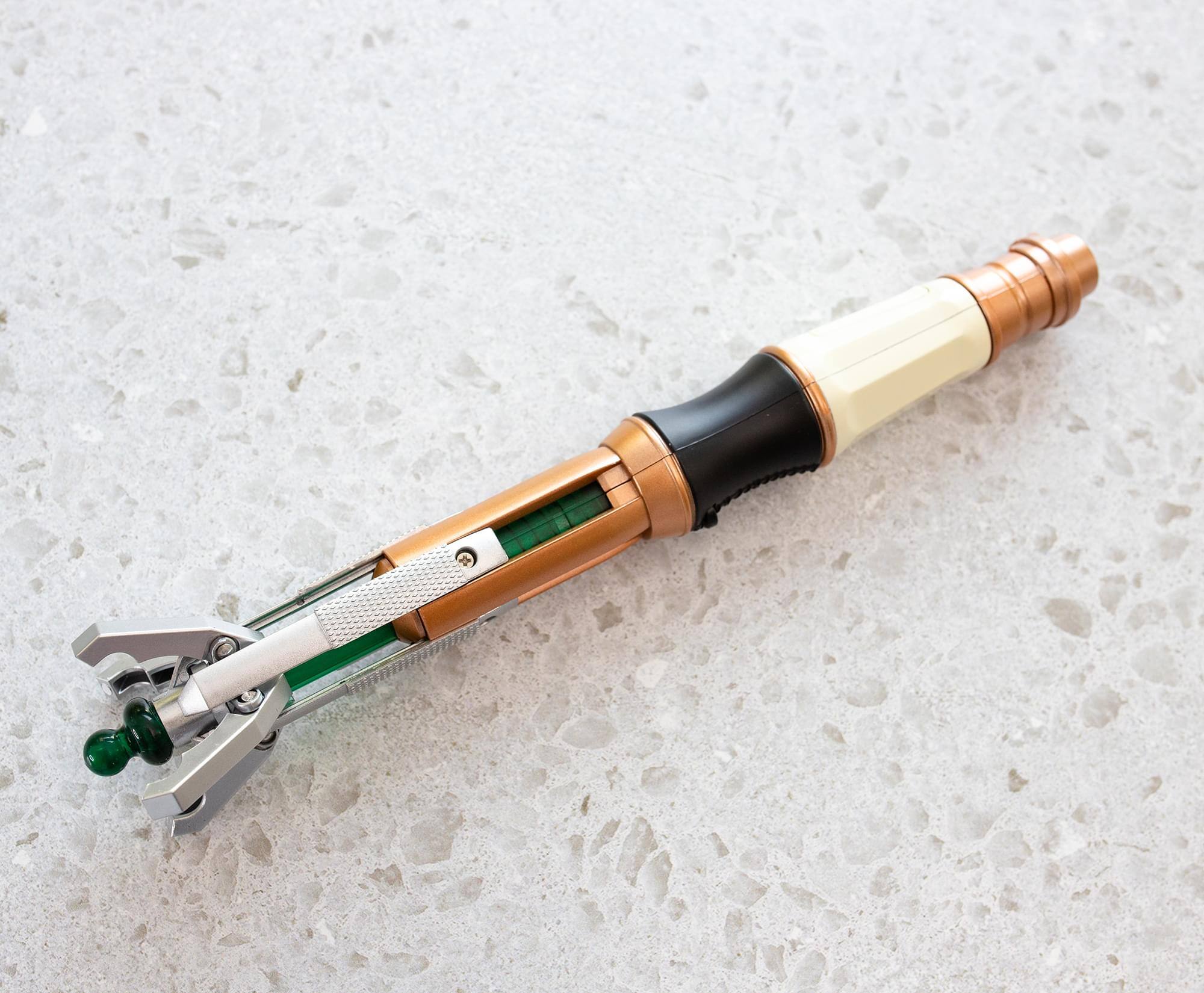 Alt View 2. Surreal Entertainment - Doctor Who 11th Doctor Electronic Sonic Screwdriver Prop | Toynk Exclusive - Bronze.