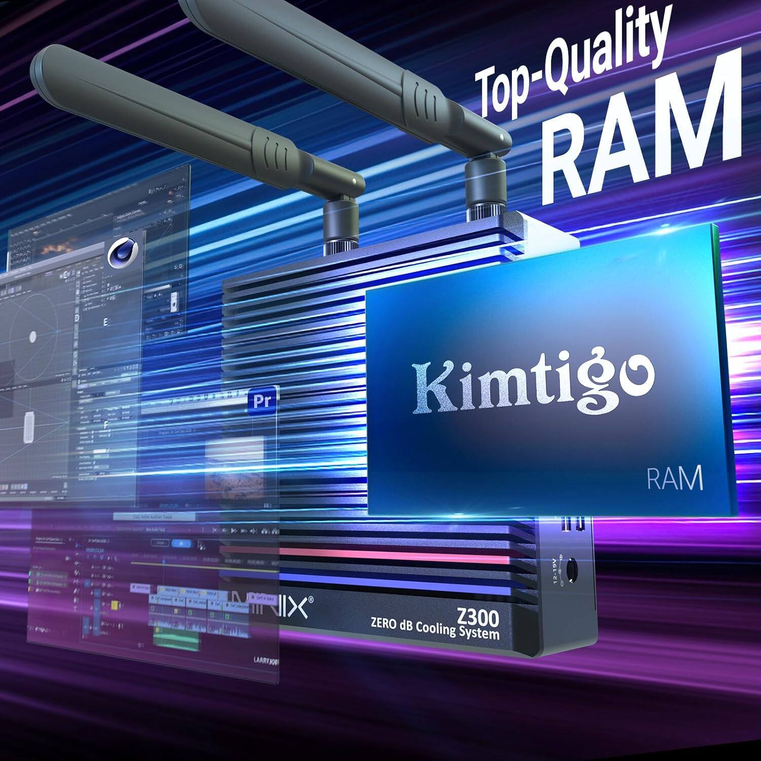 Top-Quality RAM Kimtigo RAM F X LAARIUGF ZERO dB Z300 Cooling System 12-19