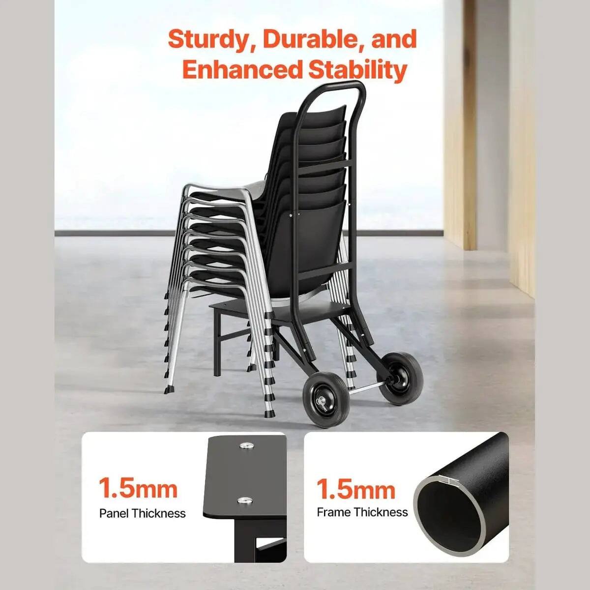 Sturdy, Durable, and Enhanced Stability

1.5mm Panel Thickness

1.5mm Frame Thickness