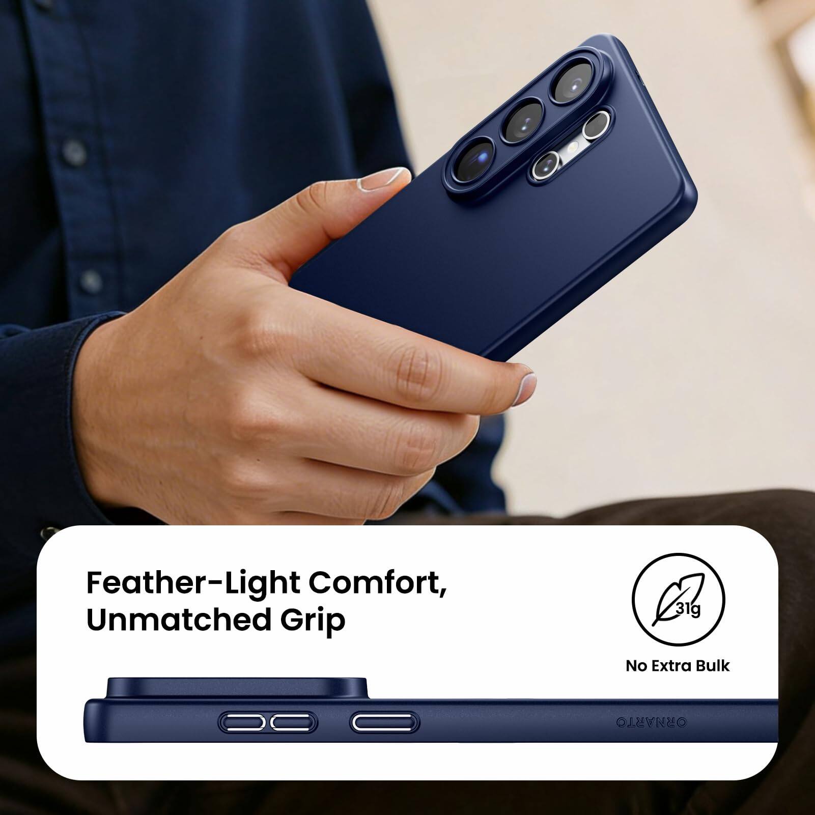 Feather-Light Comfort, Unmatched Grip  
31g  
No Extra Bulk  
ORNARTO