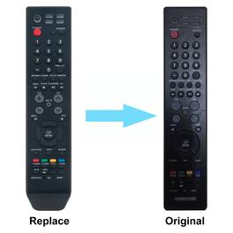 ALLIMITY - BP59-00107A Replaced Remote fit for Samsung TV HL-S6166W HL-S6186W HL-S6187W HL-S4266W HL-S4666W HL-S4676S HL-S5066W - Black