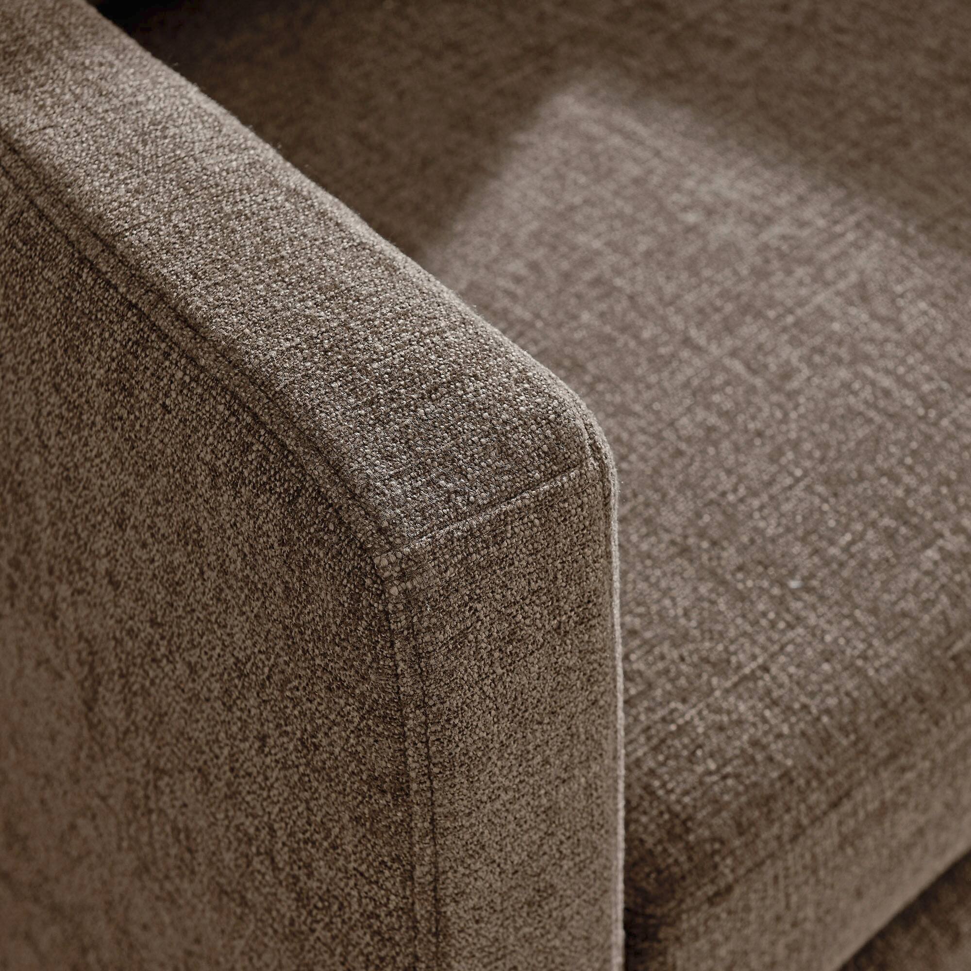 Alt View 5. Modway - Serene Fabric Slipcovered Swivel Armchair by Modway - Brown.
