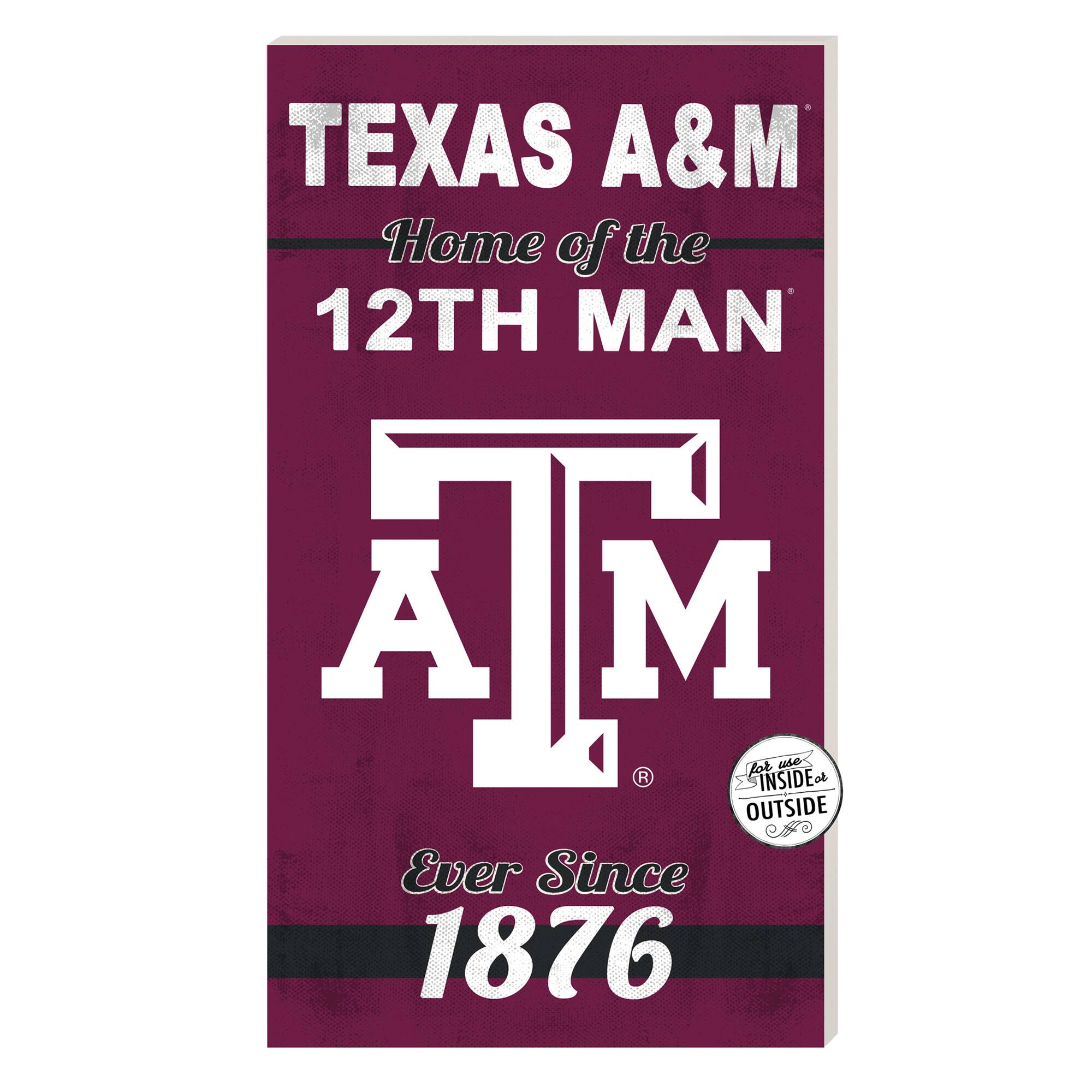 Texas A&M Aggies 11'' x 20'' Home Of The Sign