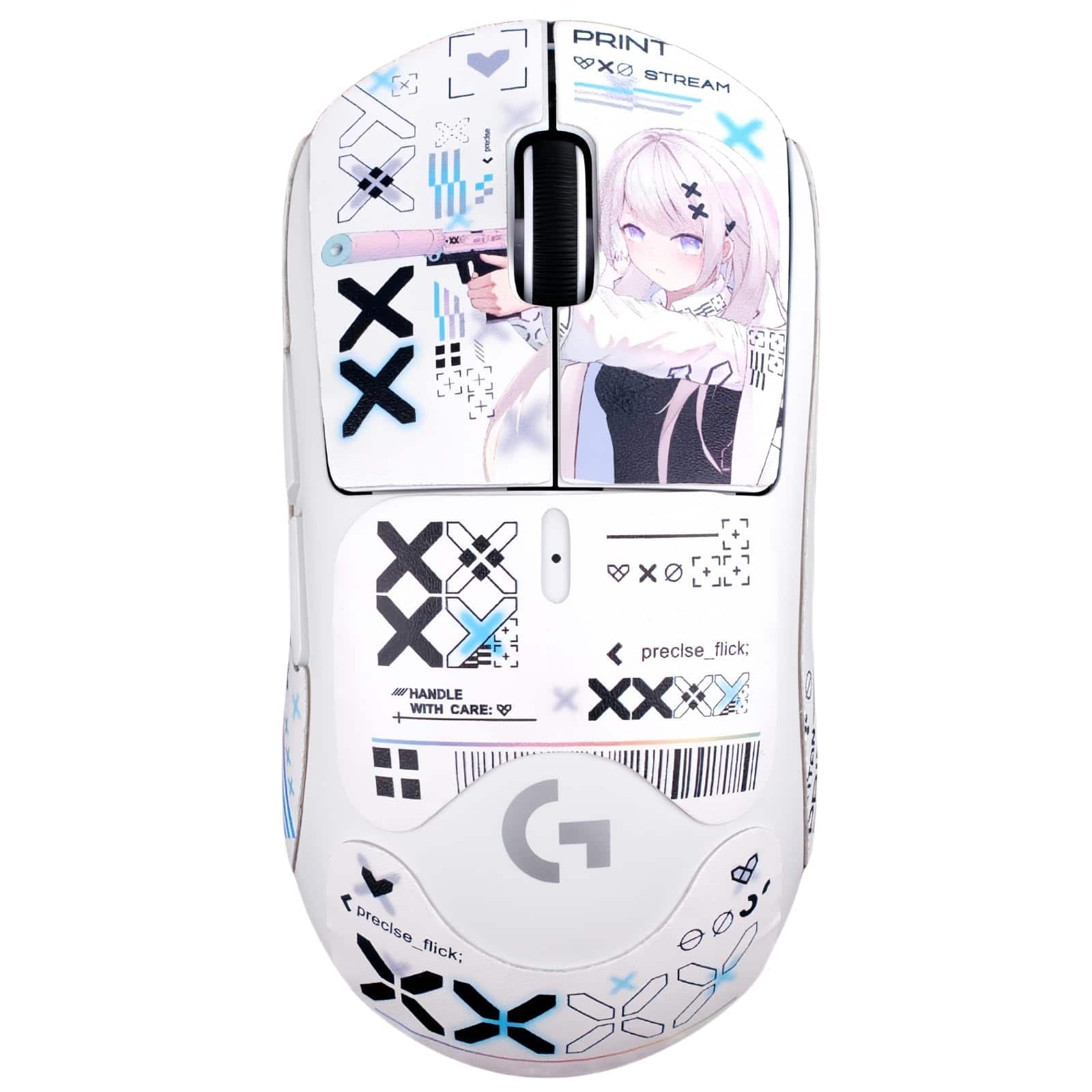 Comfort Essence - Mouse Grips Tape Full Coverage For G Pro X Superlight 1&2 Self adhesive Precut Sweat resistant - Wireless - PG-01-for G PRO X Superlight 1&2