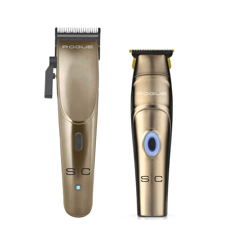 StyleCraft - Rogue Professional Magnetic Motor Cordless Clipper and Trimmer Combo Set - Matte Gunmetal