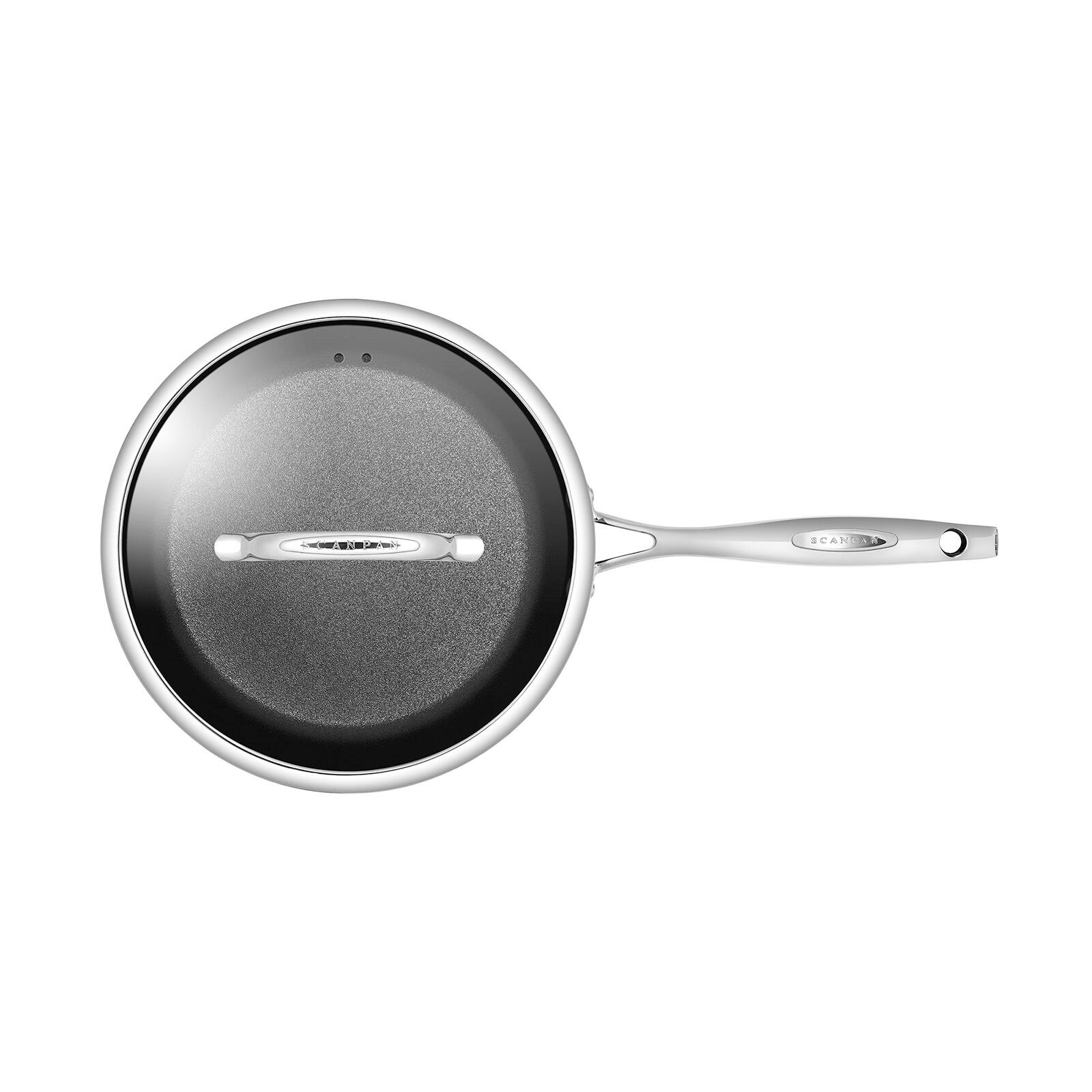 Alt View 1. Scanpan - HaptIQ 2.75 Qt. Covered Saute Pan - Black.