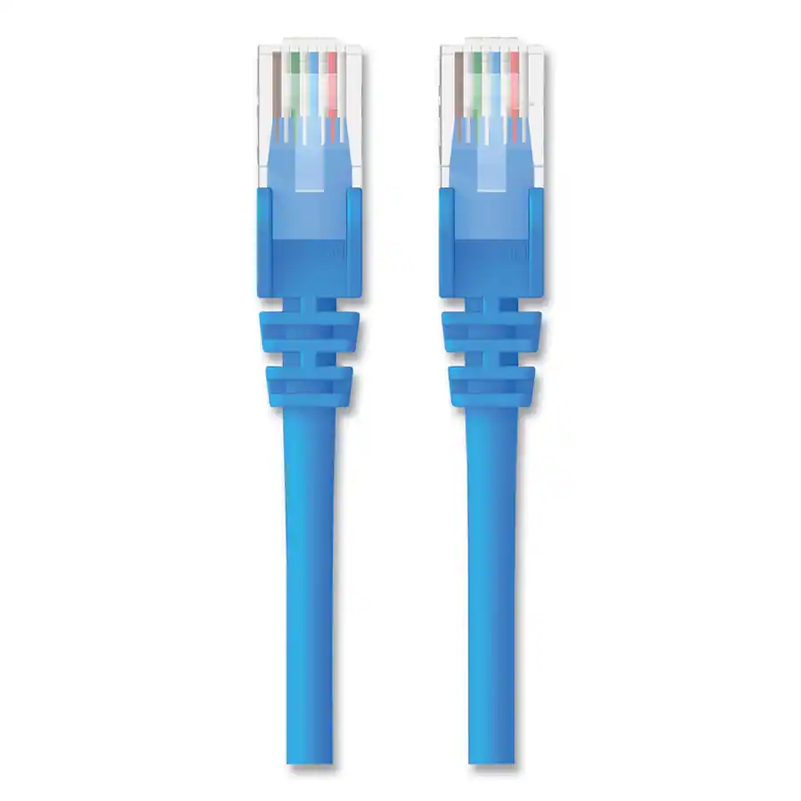 Computer Blu Belkin A3L980B25 BLU S 25 ft. CAT6 UTP Computer Patch Cable Blue ...