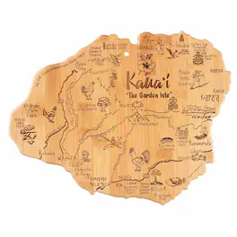 Totally Bamboo - Destination Kauai Cutting Board, 9-3/4" x 12-1/2"