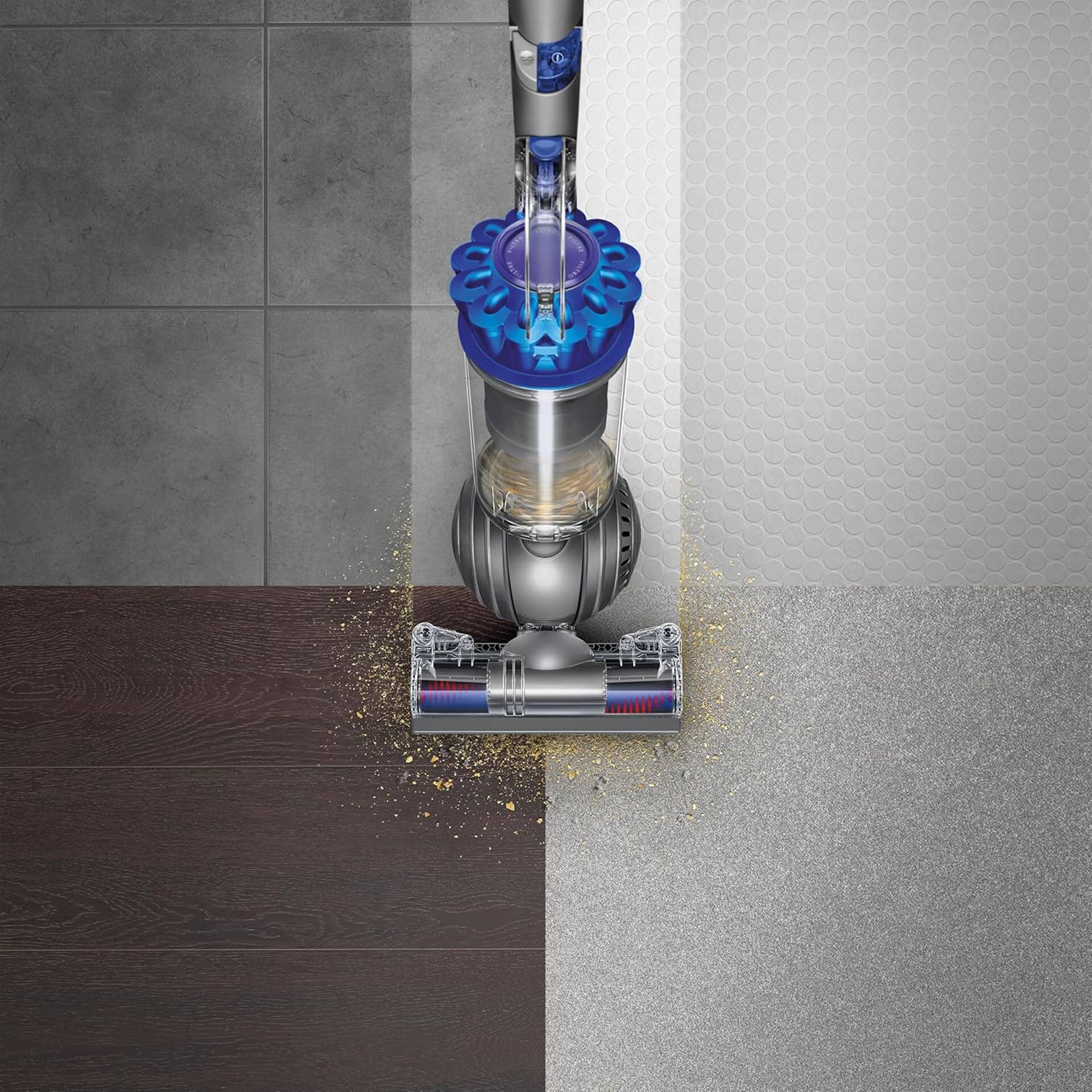 Alt View 4. Dyson - Exclusive Ball Animal 2 Plus Corded Upright Vacuum with 5 Accessories - Molded Blue.