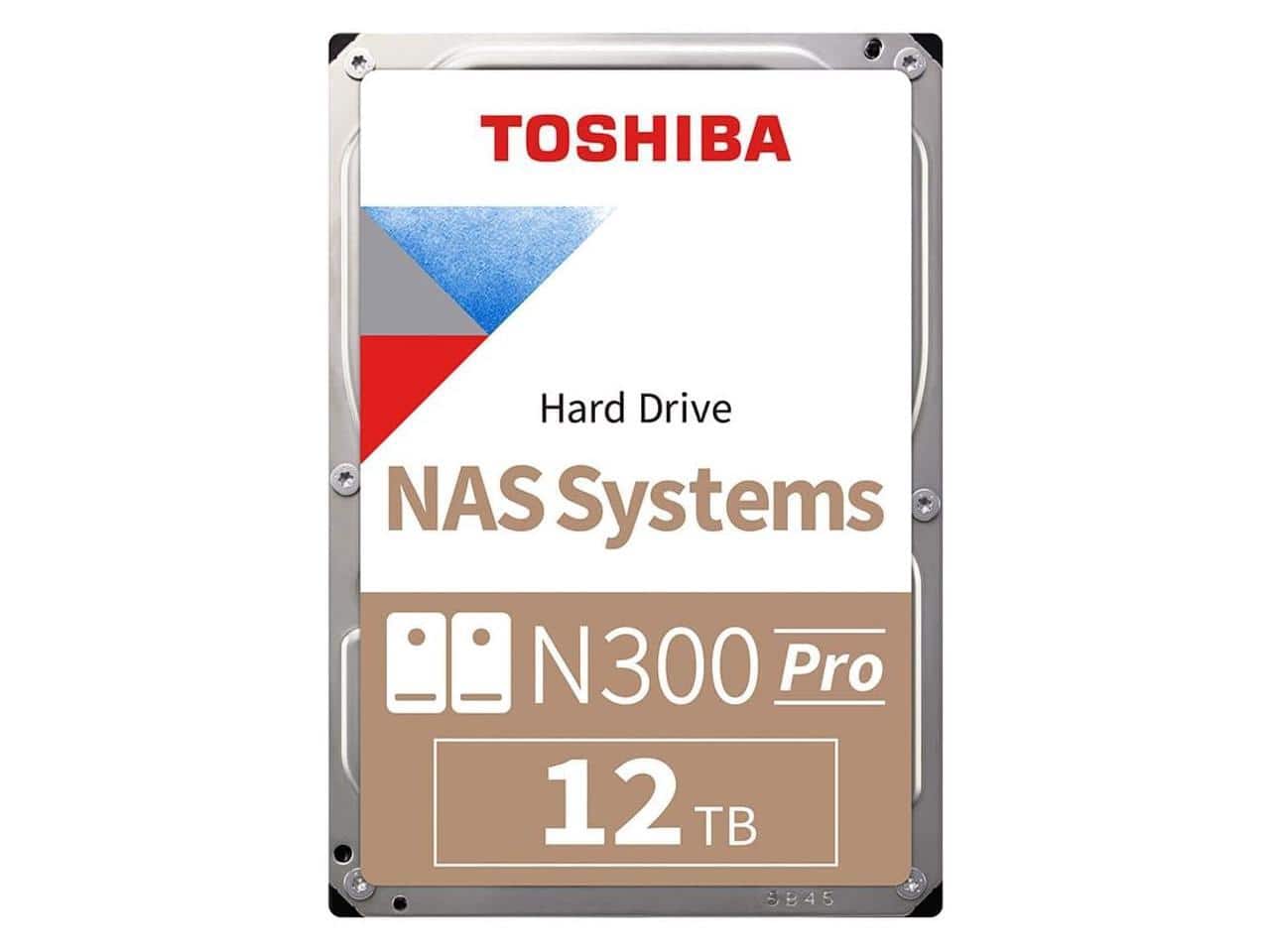 Toshiba N300 Pro 12TB NAS 3.5 Inch Internal Hard Drive CMR SATA 6