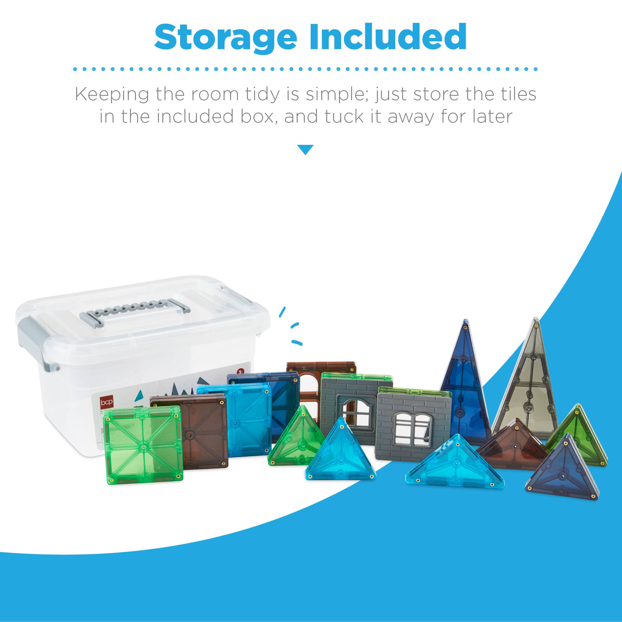 Storage Included

Keeping the room tidy is simple; just store the tiles in the included box, and tuck it away for later