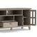 Alt View 4. Simpli Home - Artisan 72W Low TV Stand with Drawers, Glass Doors and Cubbies - Distressed Gray.
