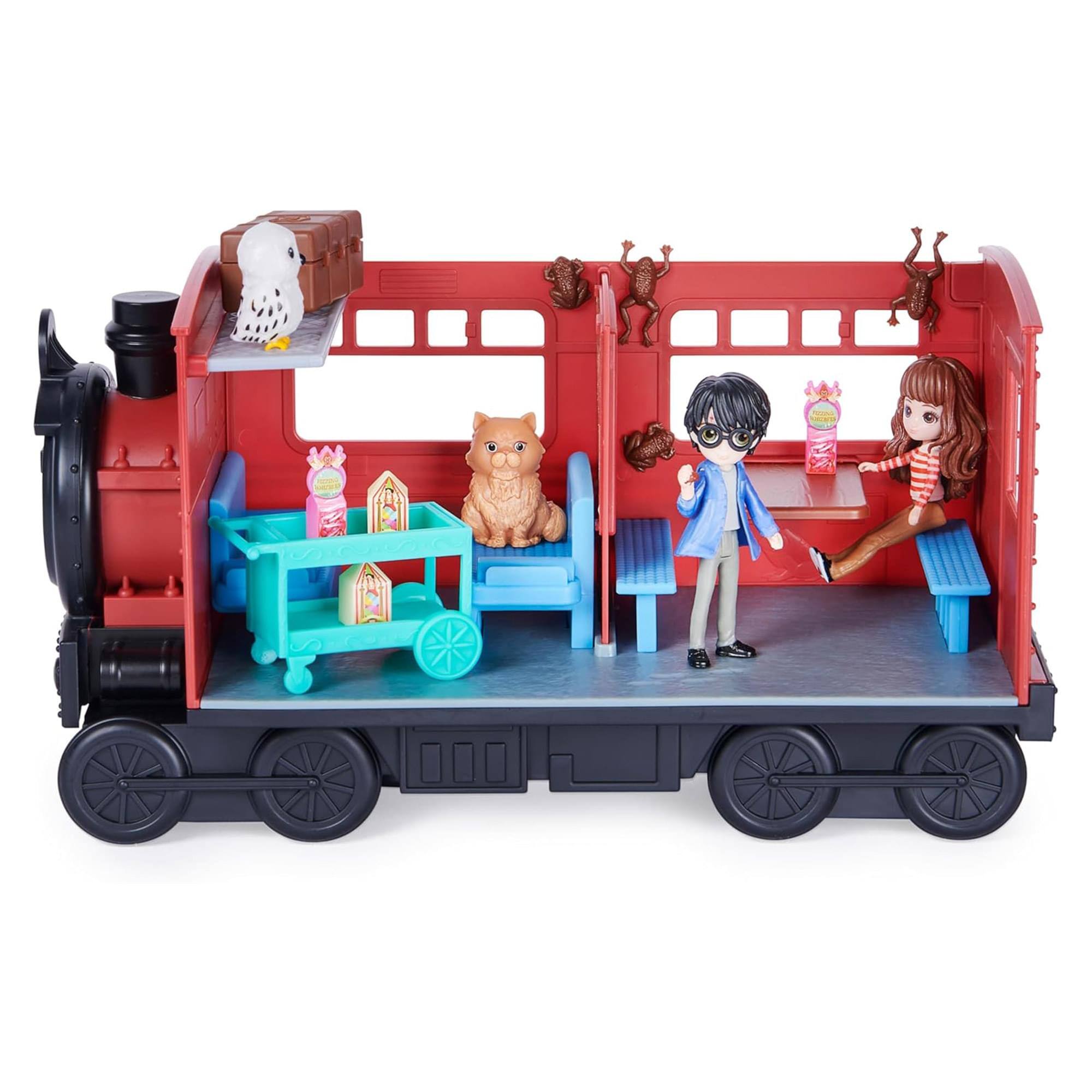 Alt View 2. Hasbro - Harry Potter Magical Minis Hogwarts Express Train Toy Playset - Red.