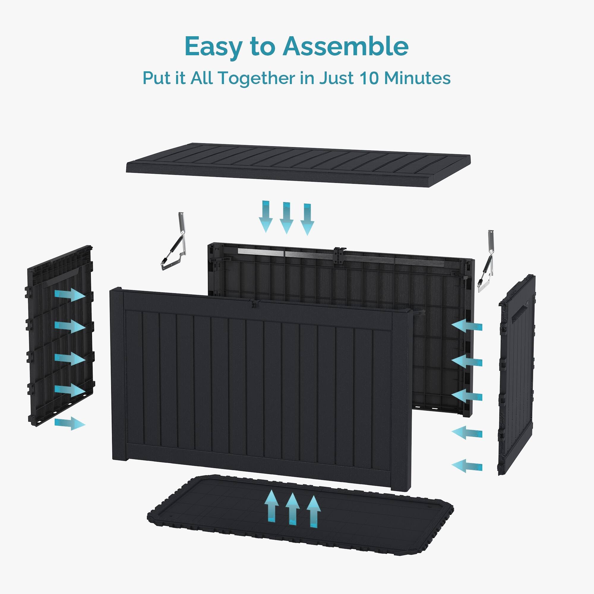 Easy to Assemble  
Put it All Together in Just 10 Minutes
