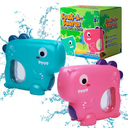 Soak-A-Saurus, USA Toyz 3+ Soak-A-Saurus Saurus BLASTERS TURBO WATER BLASTERS WATER TURBO E-ay S o-S! I tep Soate y S bey foa f Secard Sou . Pre The S I: RECHARGEABLE POWERED DINO WATER BLASTERS