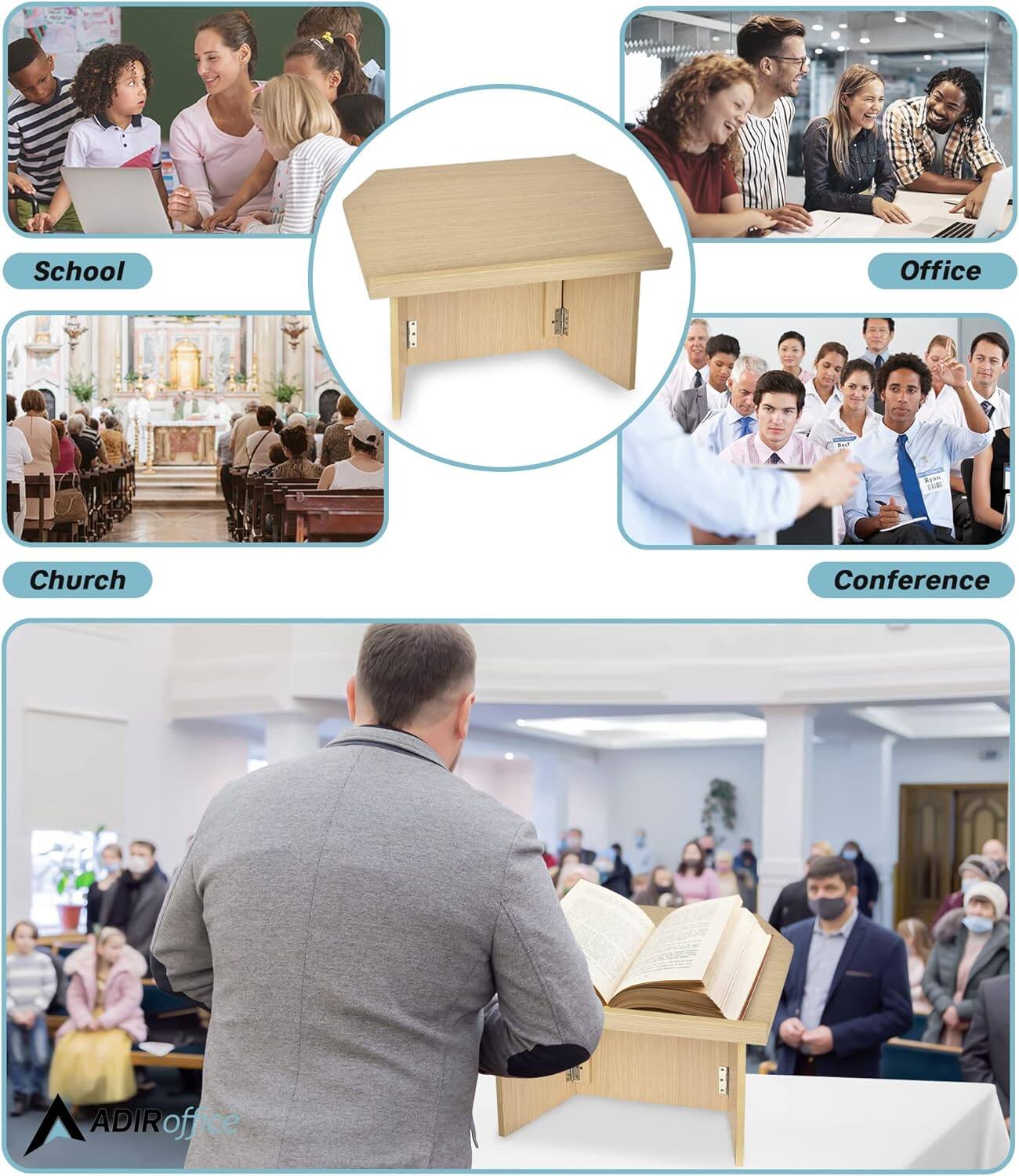 School, Office, Church, Conference, ADIRoffice, ADIR