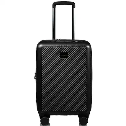 Front. Champs - Iconic II Collection Hardside Carry-On - Black.