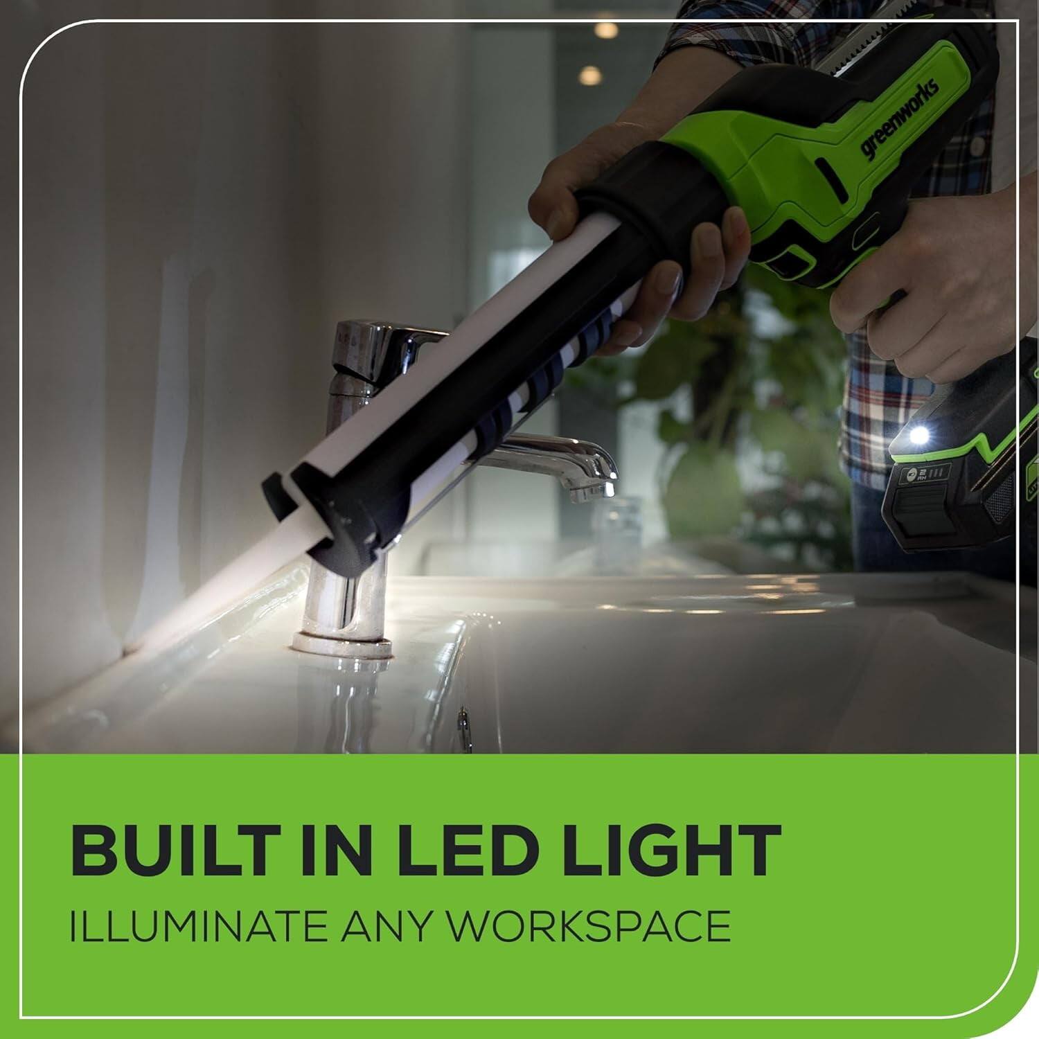 BUILT IN LED LIGHT  
ILLUMINATE ANY WORKSPACE
