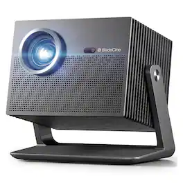 BladeCine - Cube 600 Netflix Projector, 1080P Portable Projector - Gray
