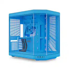 HYTE - Y70 Mid-Tower ATX Gaming PC Desktop Case with Riser Cable - Blue