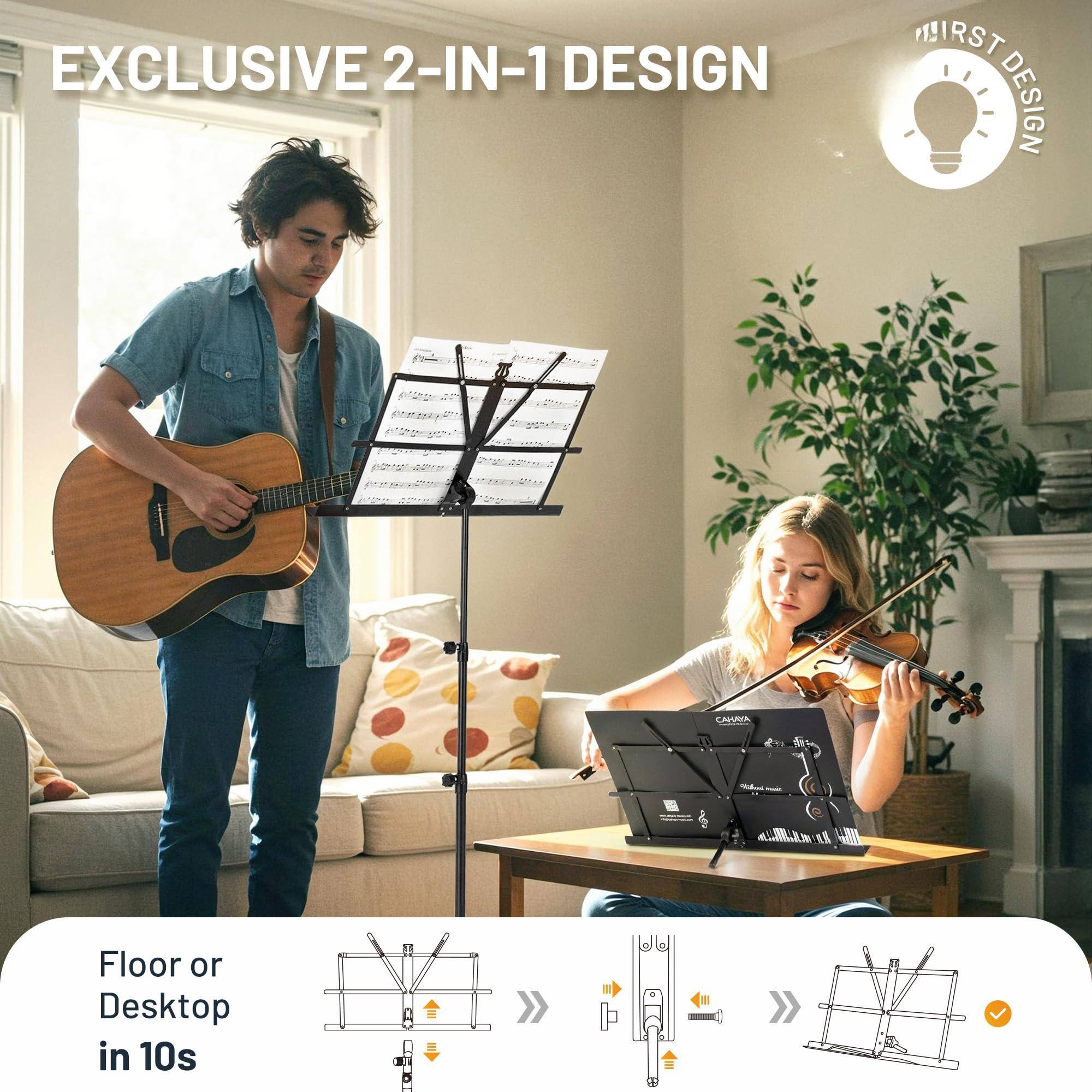 EXCLUSIVE 2-IN-1 DESIGN

FIRST DESIGN

Floor or Desktop in 10s