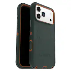 Front. OtterBox - Defender Series Pro Hard Shell for Apple iPhone 17 Pro Max - Green.