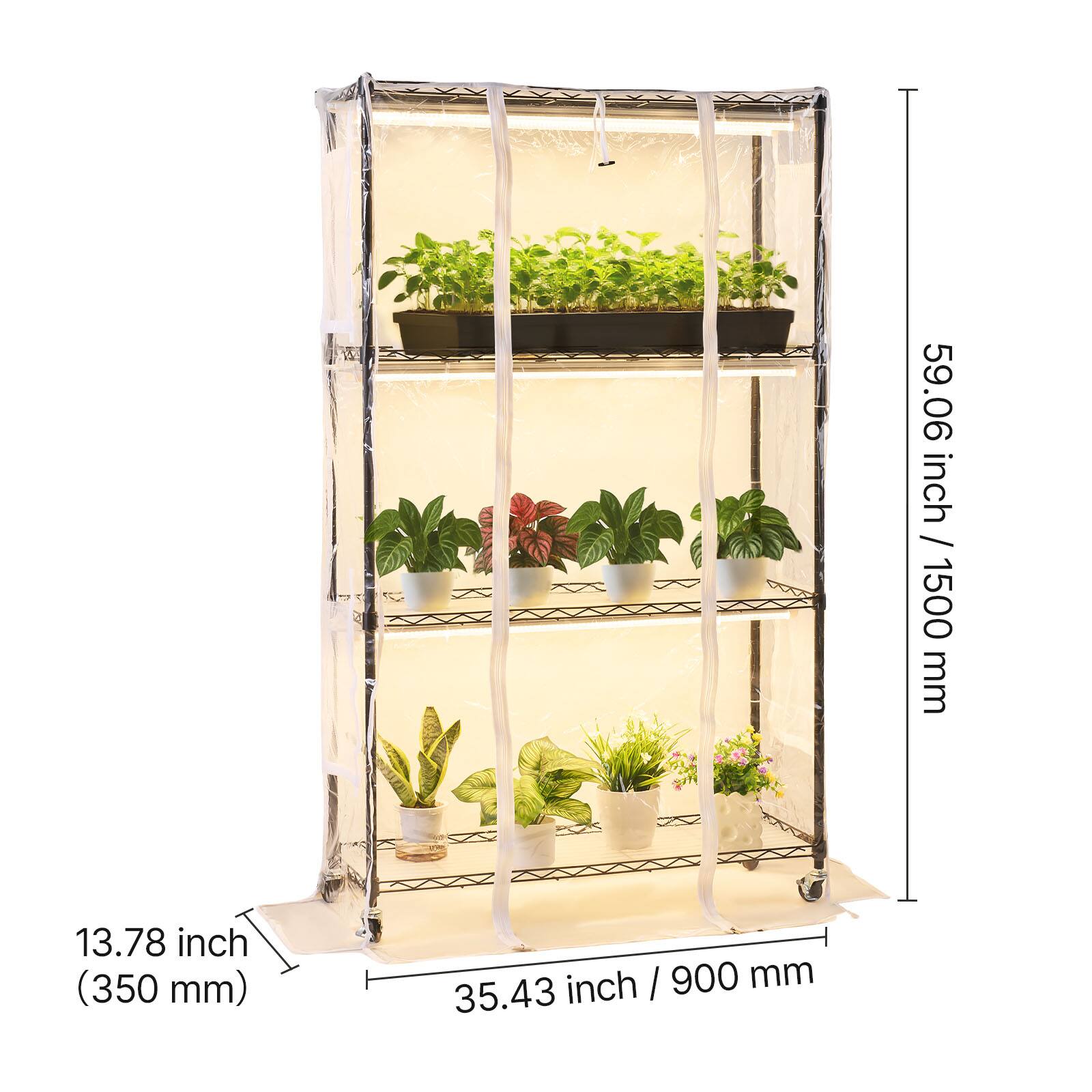 59.06 inch / 1500 mm  
13.78 inch (350 mm)  
35.43 inch / 900 mm