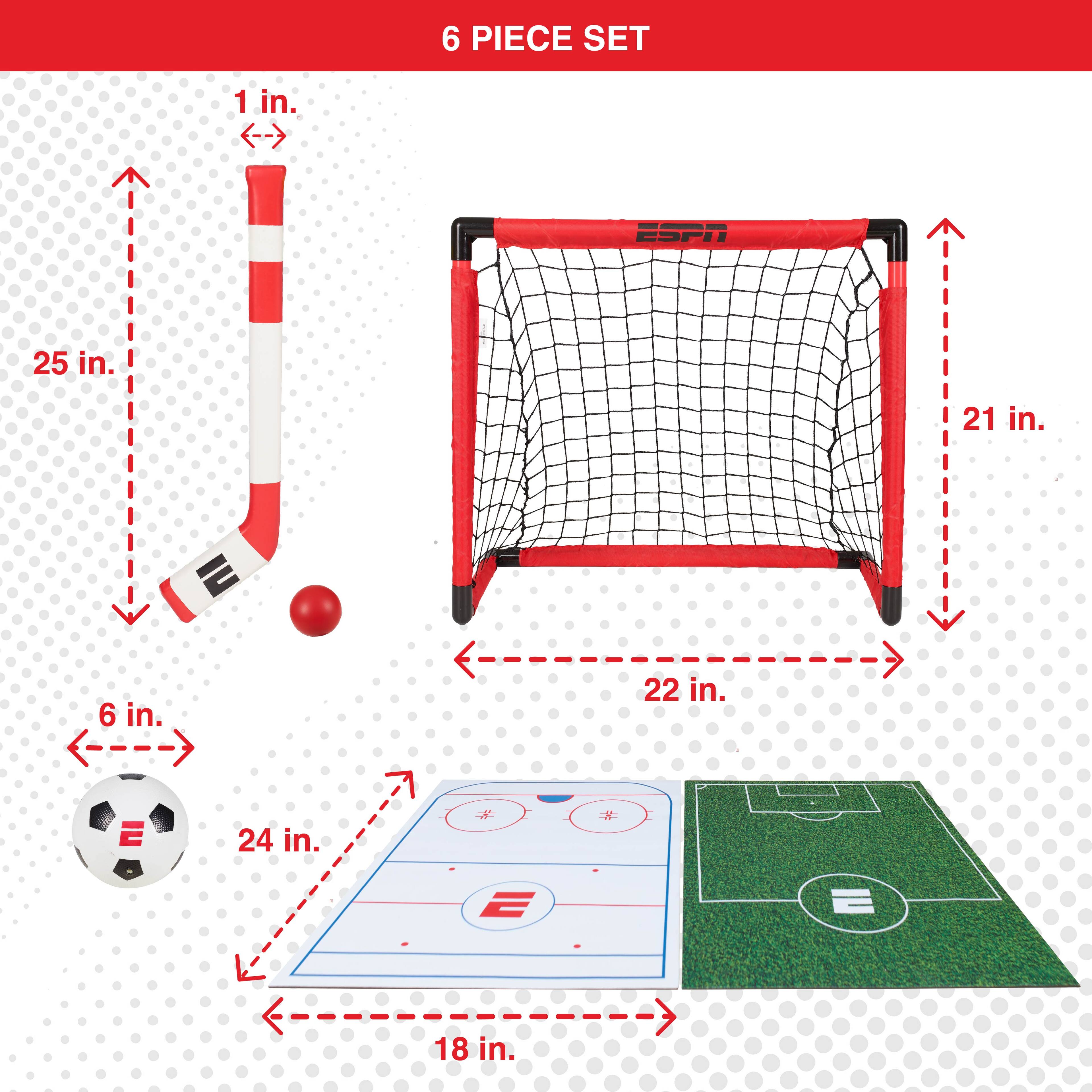 6 PIECE SET

1 in.  
25 in.  
21 in.  
22 in.  
6 in.  
24 in.  
18 in.
