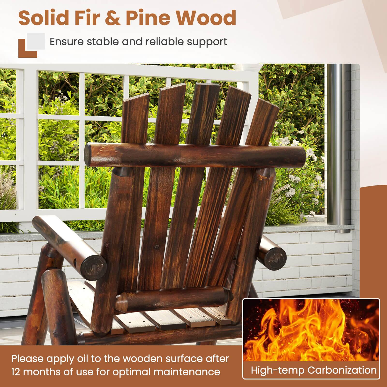 Solid Fir & Pine Wood

Ensure stable and reliable support

Please apply oil to the wooden surface after 12 months of use for optimal maintenance

High-temp Carbonization