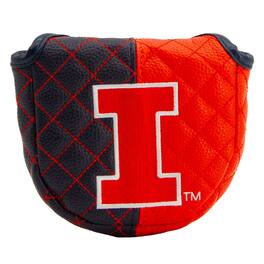 Team Golf - Illinois Fighting Illini Quilted Mallet Putter Cover - Multicolor