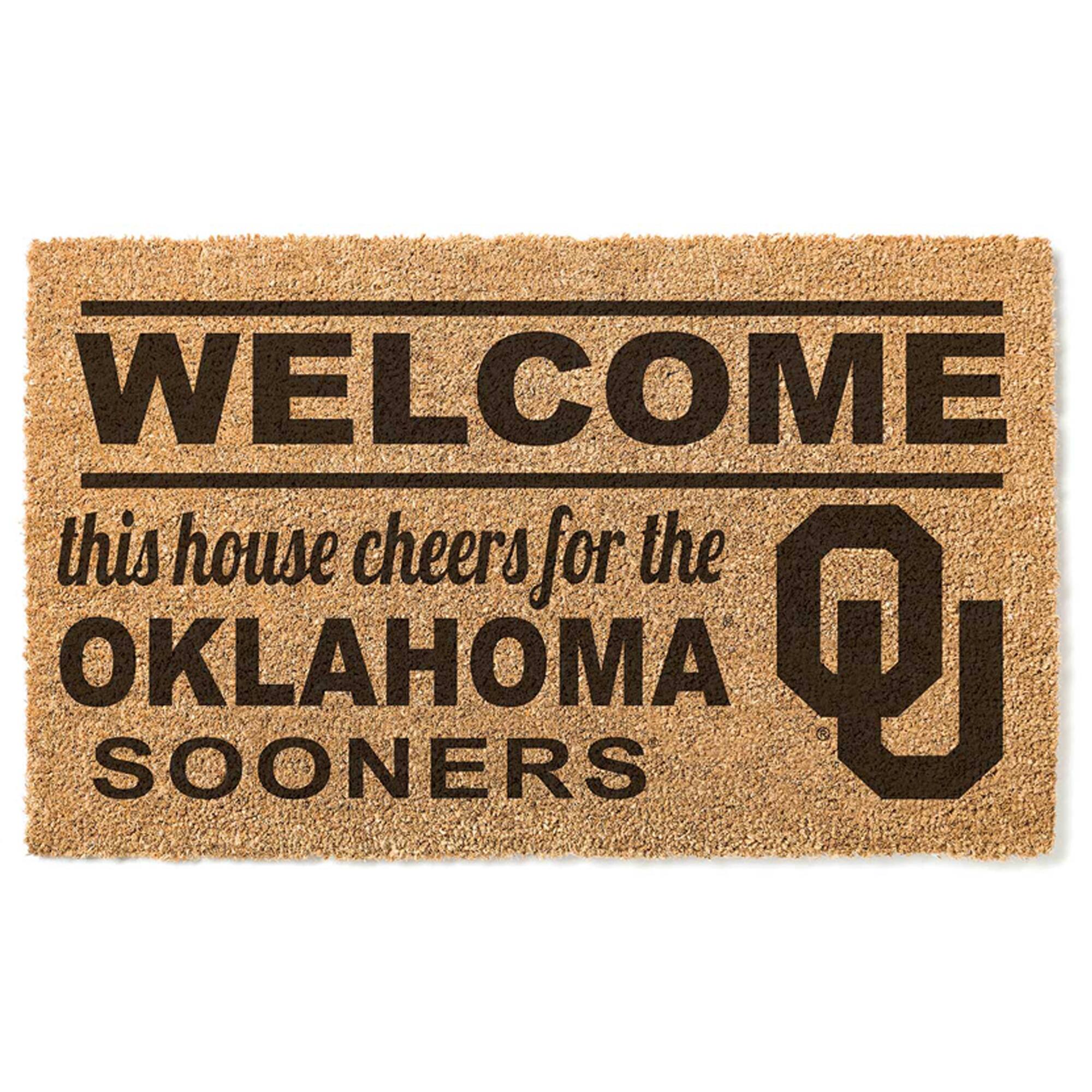 Oklahoma Sooners 18" x 30" Welcome Doormat