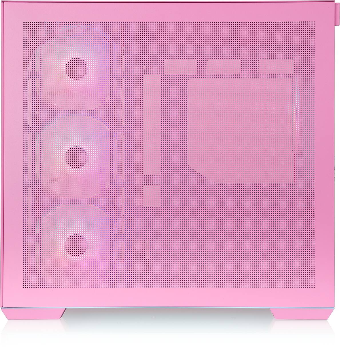 Left. Thermaltake - View 380 TG ARGB ATX Mid-Tower PC Case - Bubble Pink.