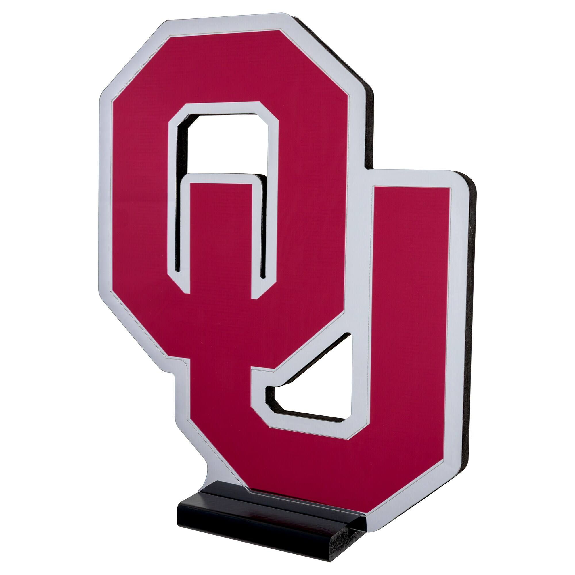 Alt View 1. Sporticulture - Oklahoma Sooners LED Infinity Logo Light - Red.