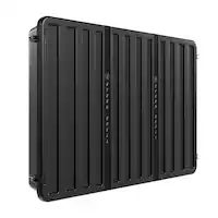 Storm Shell - XL Weatherproof 65" Outdoor TV and Soundbar Enclosure - Black - Front_Zoom