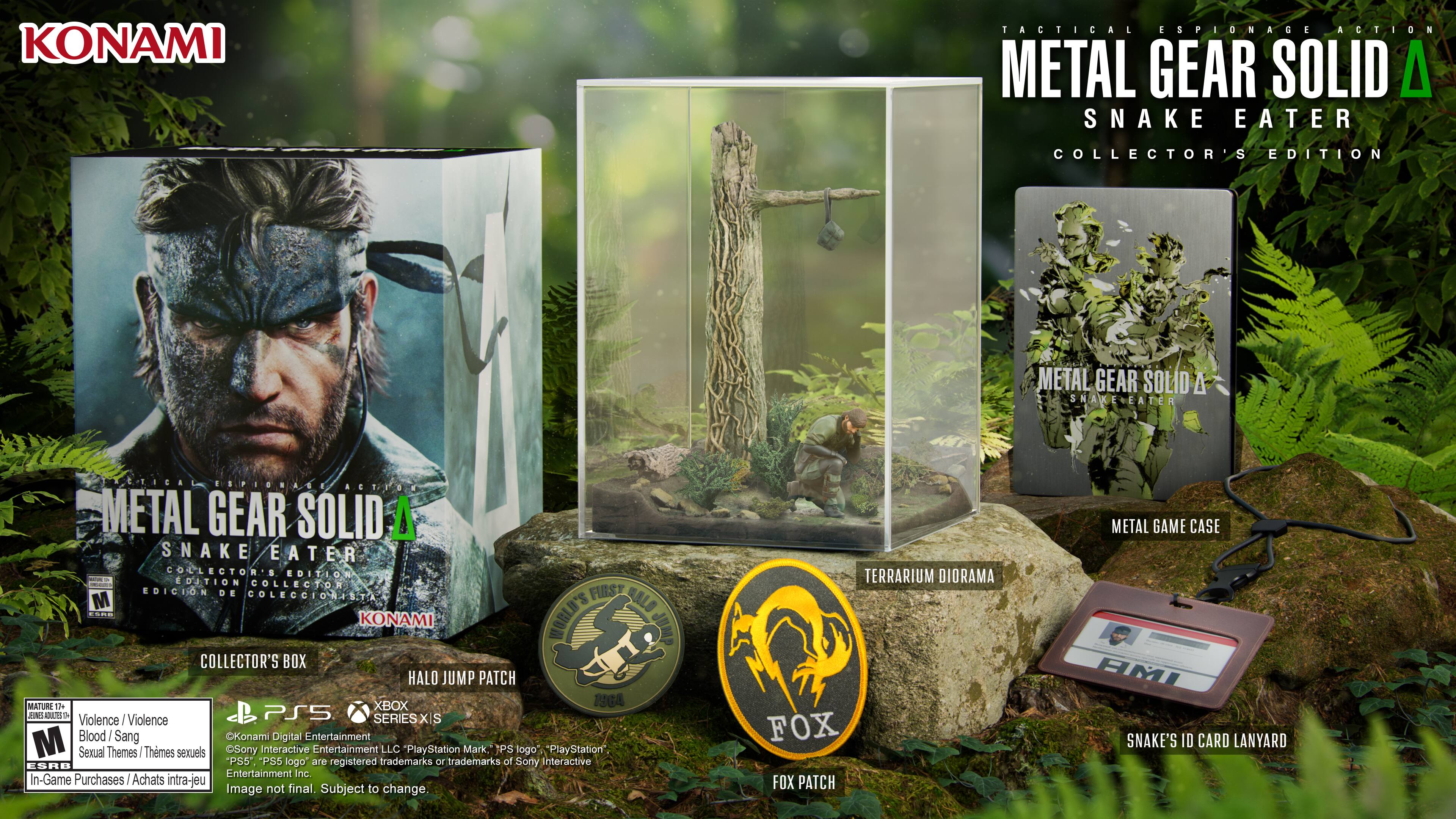 Konami Tactical Espionage Action Metal Gear Solid A Snake Eater Collector's Edition.