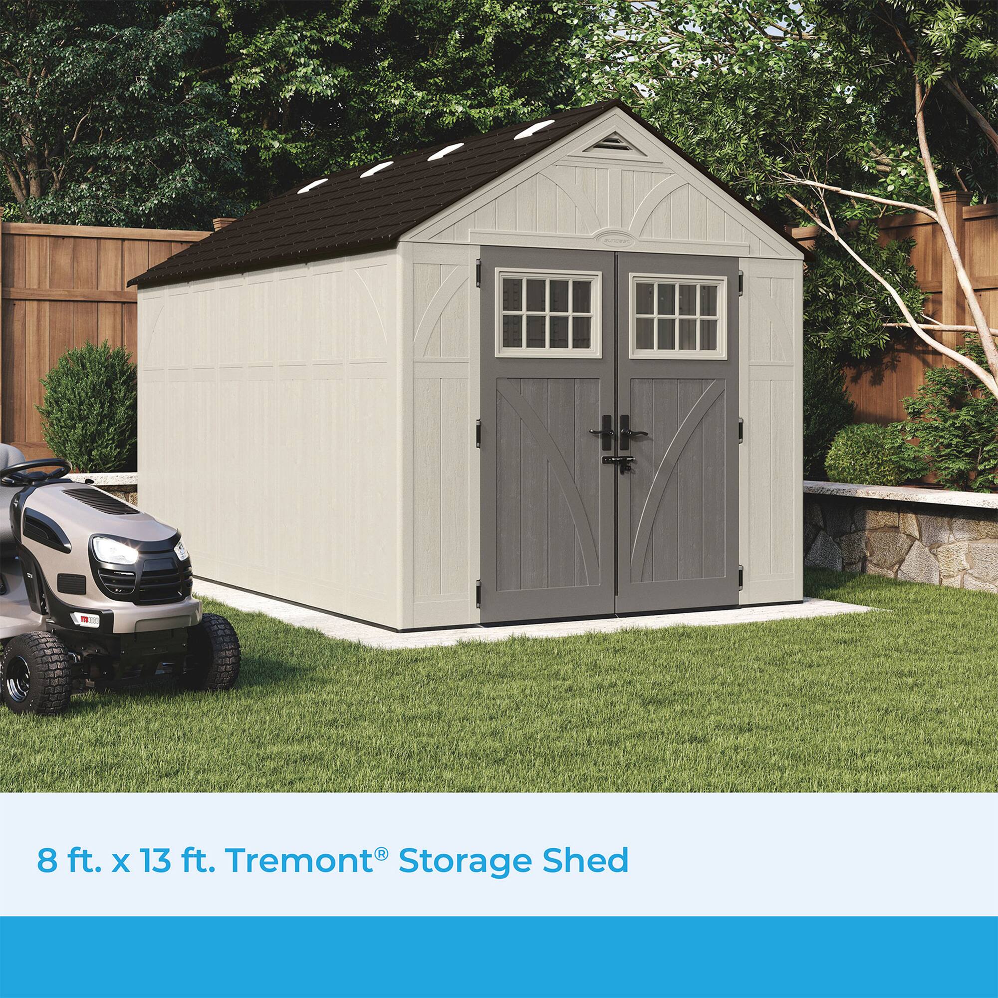 8 ft. x 13 ft. Tremont® Storage Shed
