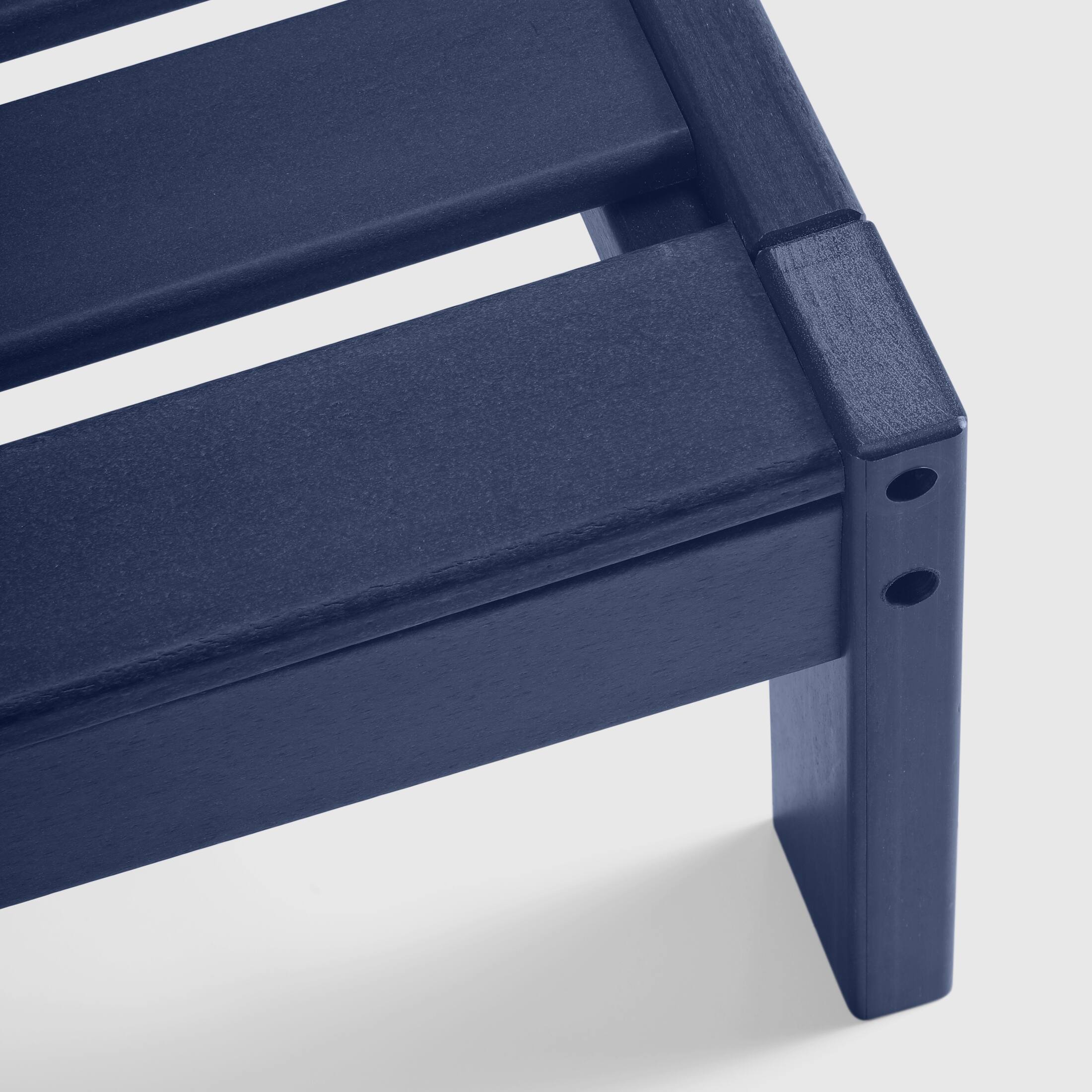 Alt View 2. WestinTrends - WestinTrends Avalon Outdoor Patio HDPE Deep Seating Sectional Loveseat - Navy Blue.