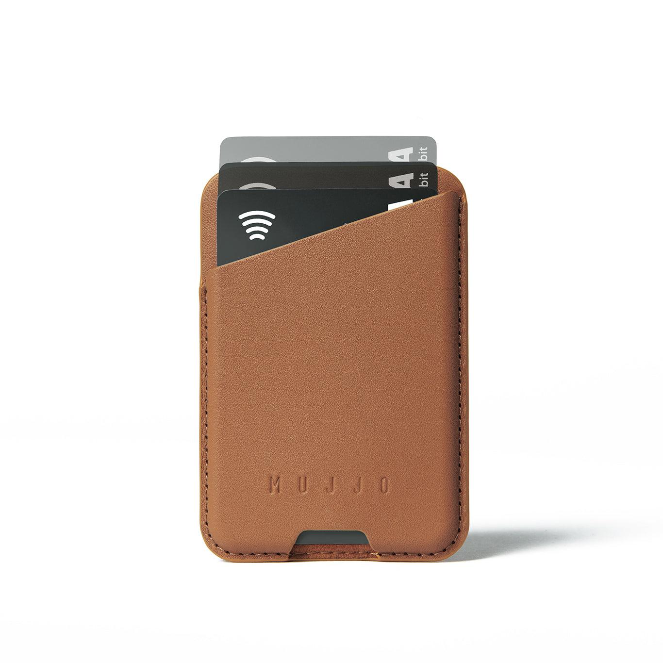 Troubadour Full Leather MagSafe Wallet for iPhone Dark Tan - Best Buy