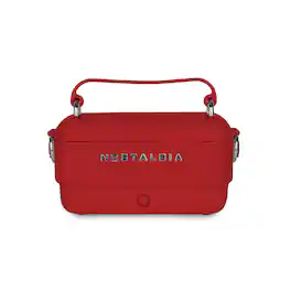 Nostalgia - 32 oz. Classic Retro Heated Lunchbox - Red