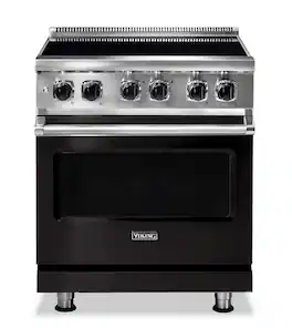 Viking - 5 Series 4.7 Cu. Ft. Freestanding Electric Induction Range - Onyx