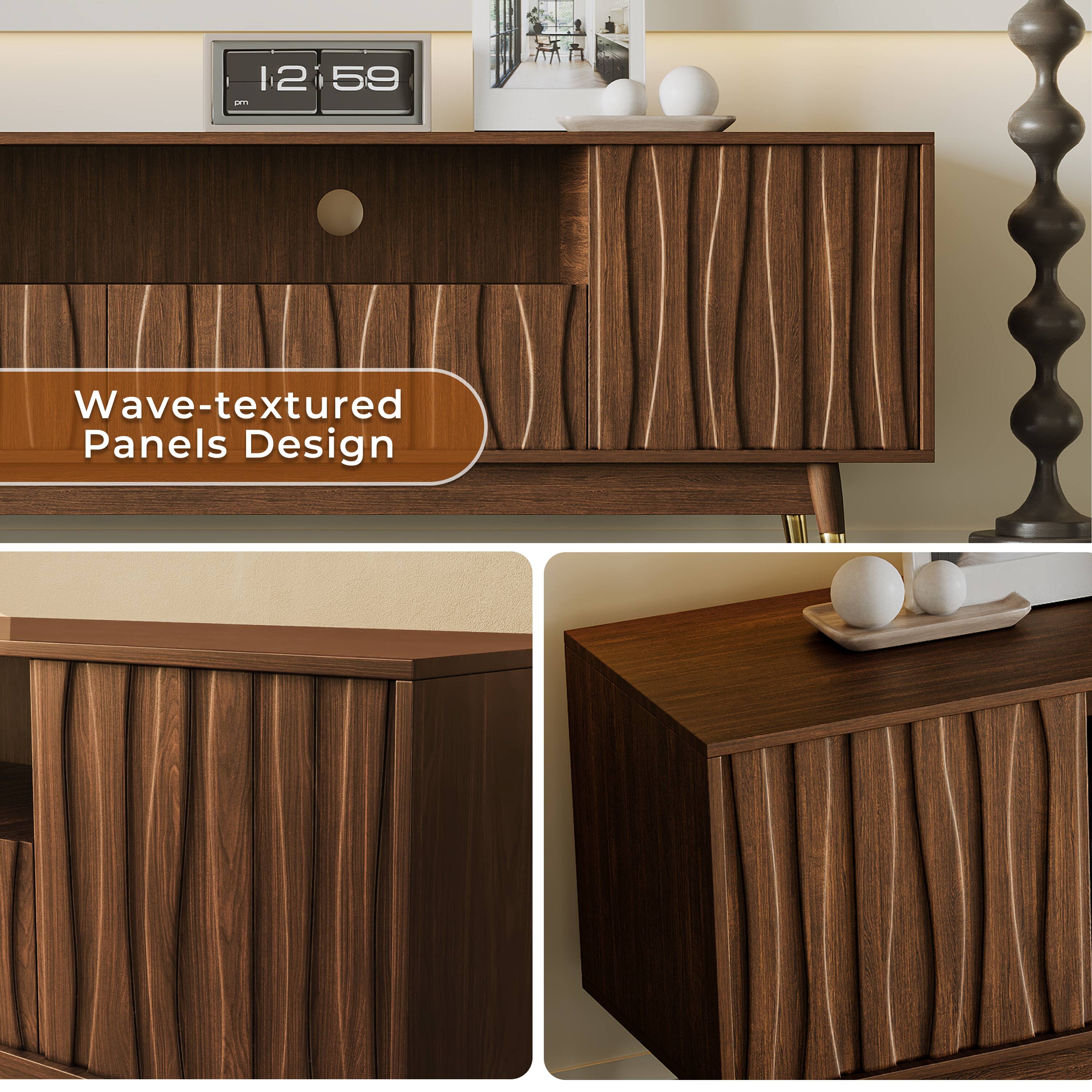 Wave-textured Panels Design