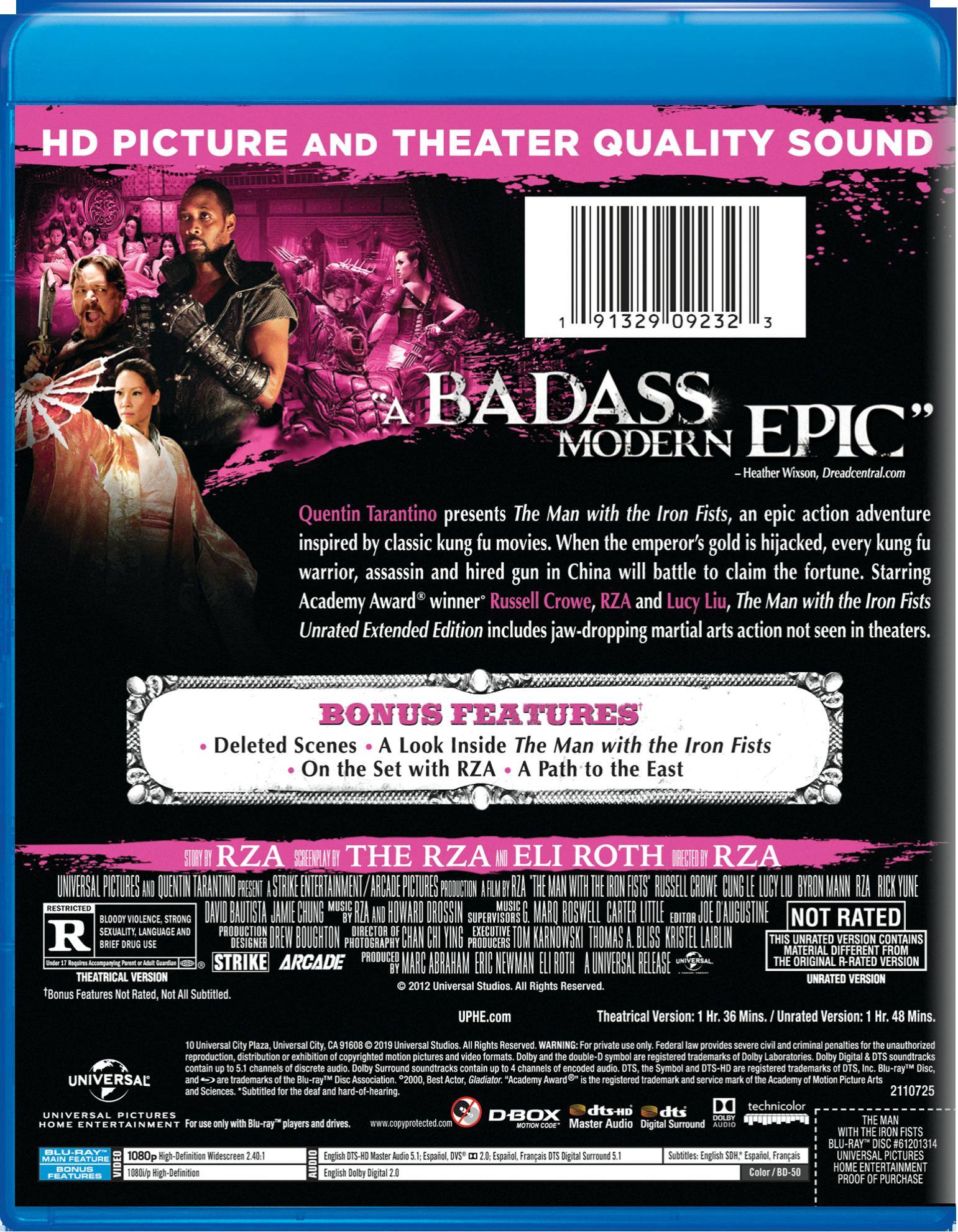 Angle. The Man With the Iron Fists [Blu-ray].