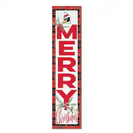 Jardine - Youngstown State Penguins 12'' x 48'' Outdoor Merry Christmas Leaner - White