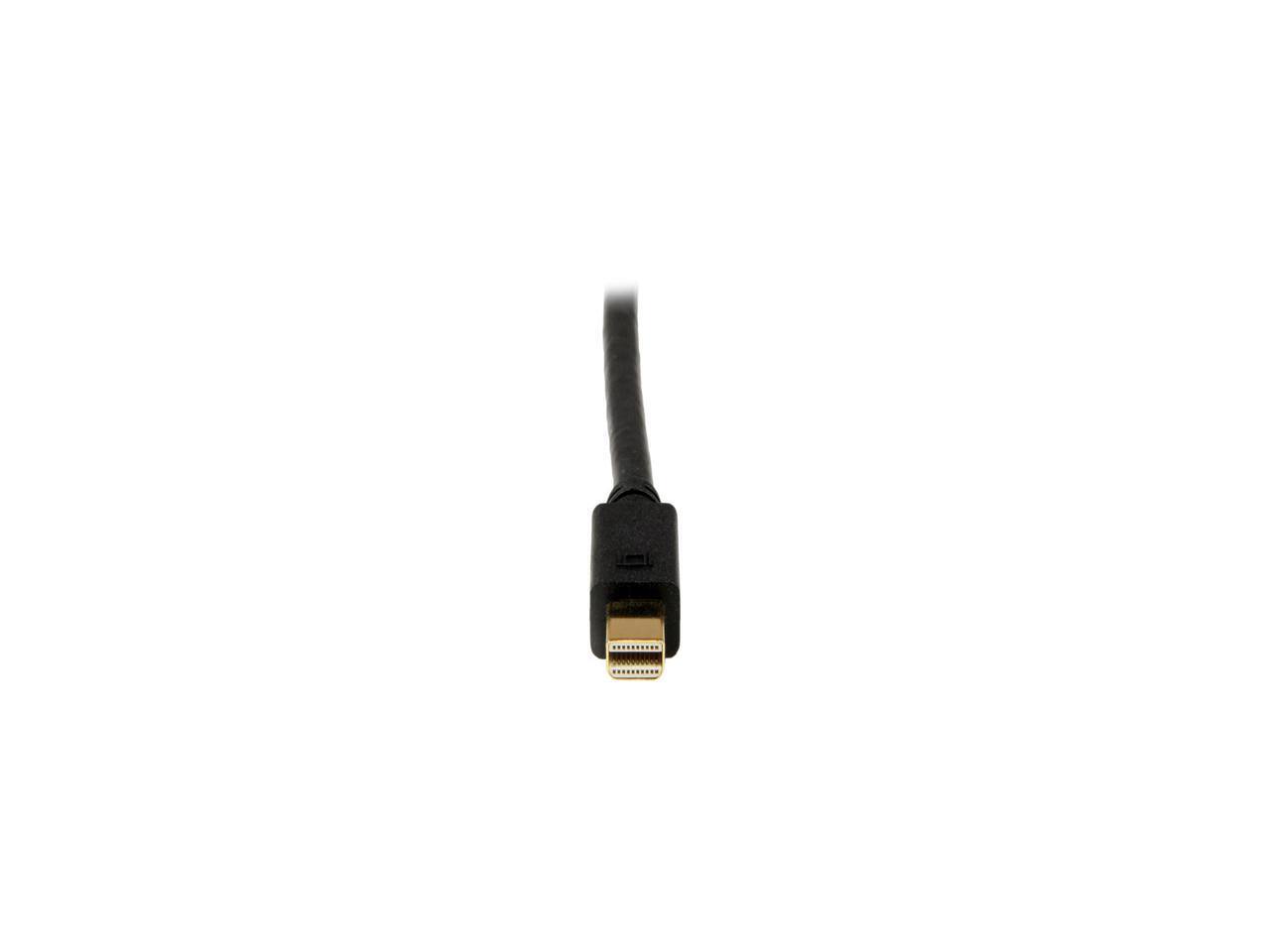 Alt View 4. StarTech.com - StarTech.com Model MDP2DVIMM10B Mini DisplayPort to DVI Adapter Converter Cable Male to Male.