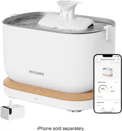 PETLIBRO DOCKSTREAM WIRELESS PUMP WATER Fountain Fontein 1881354 PETLIBRO DOCKSTREAM WIRELESS PUMP WATER Fountain Fontein 1881354