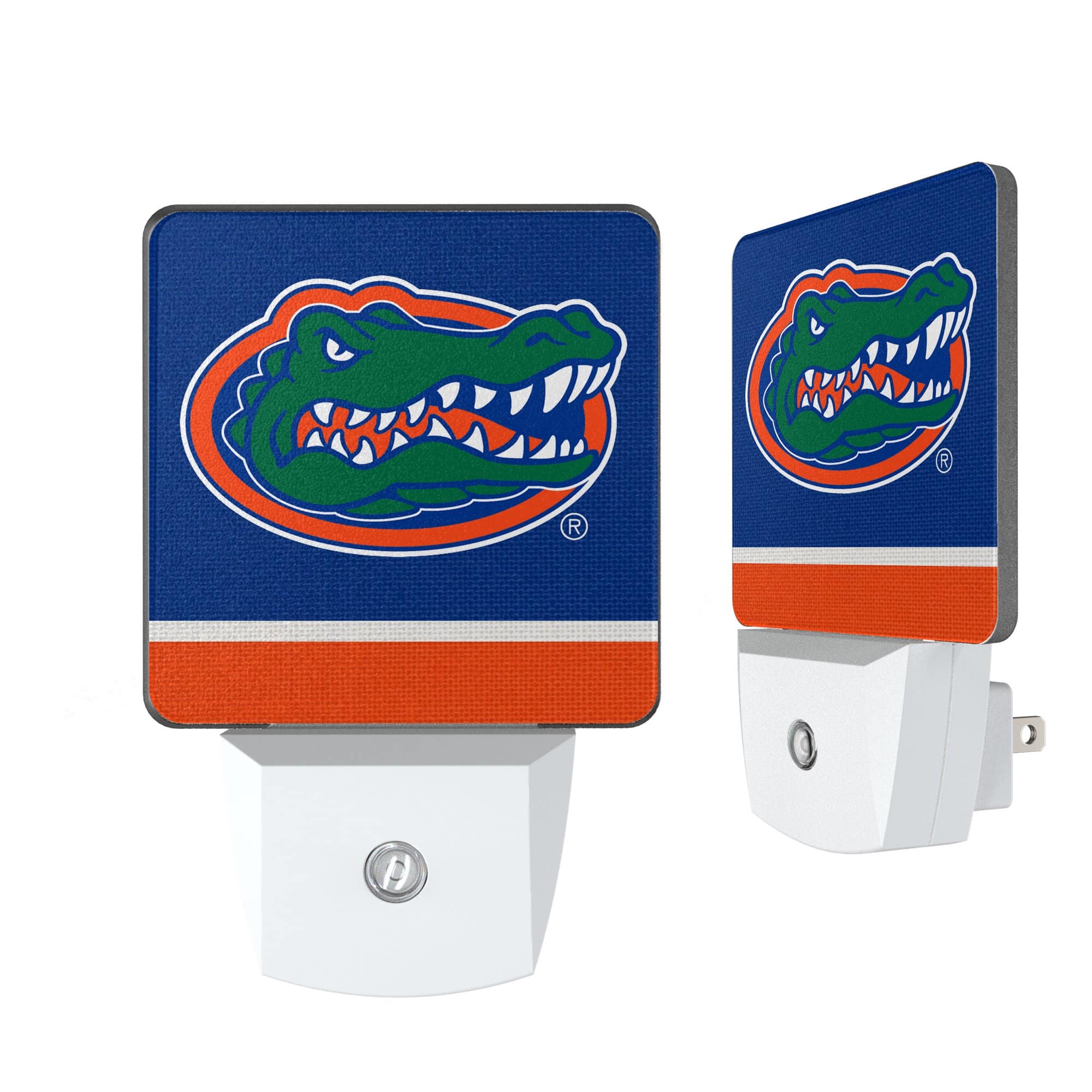 Keyscaper - Florida Gators Stripe Design Nightlight 2-Pack - Multicolor